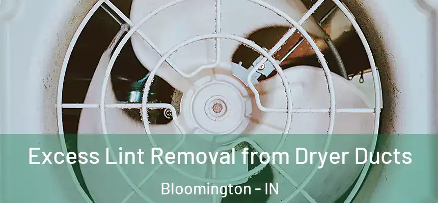 Excess Lint Removal from Dryer Ducts Bloomington - IN